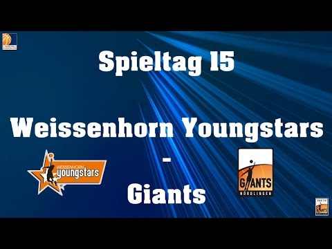 15.01.2017 Spieltag 15  Weissenhorn Youngstars  - Giants