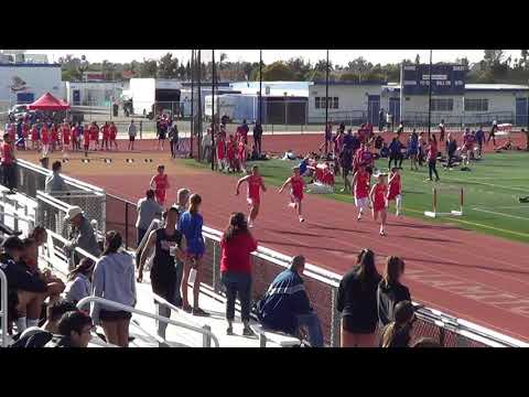 FSB 100m Heat 4 vs Troy 3-14-18 - Los Alamitos Boys