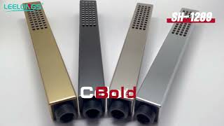 1289 European Square ABS Chrome Plated Hand Shower Head #leelongs