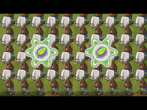 PvZ 2 Every Plants With 5 Plant Food VS 100 Buckethead Zombie | MIMI GAMES