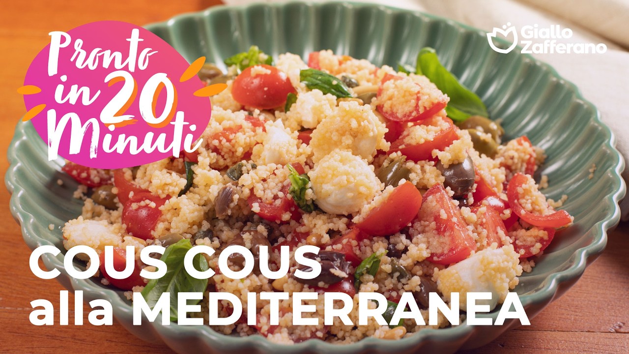 💚🌿COUS COUS alla MEDITERRANEA - fresco, colorato e zero stress☀️😋