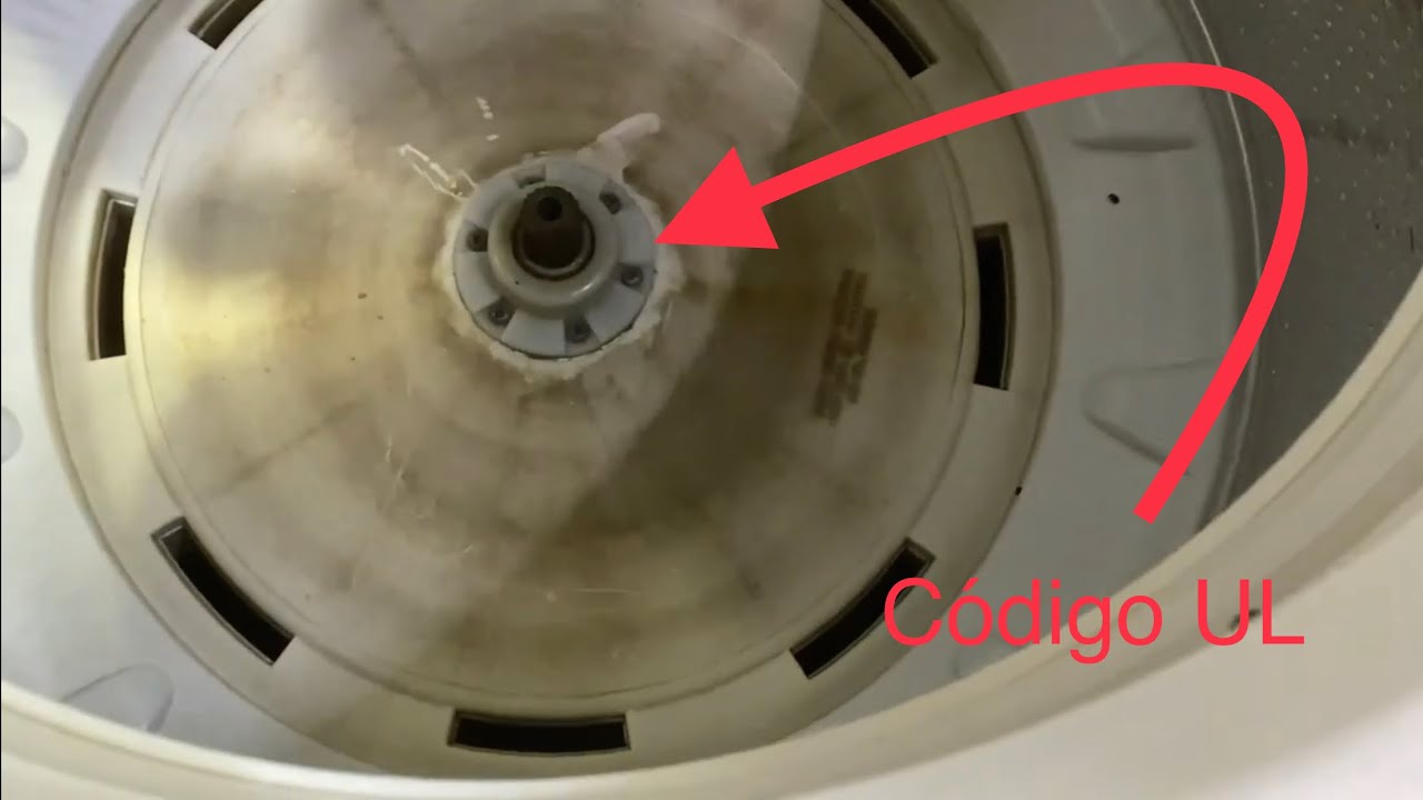 ¿Cómo se arregla el código UL en una lavadora Maytag? VALETRY