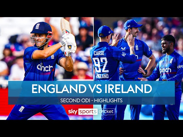 Debutant Hain, Ahmed SHINE for new-look England! 🌟 | England vs Ireland | 2nd ODI Highlights