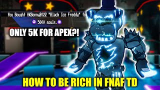 FNAF TD The Fastest Way to Get Rich! - Marketplace Tactics