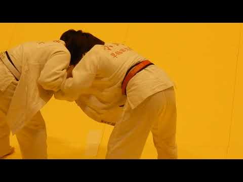 女子柔道の試合　Women’s judo match