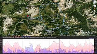 preview picture of video 'Giro della Grande Guerra 1914 - 1918 - The Great First World War Ski Tour- Dolomiti - map (part 4)'