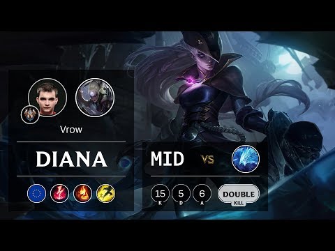 Diana Mid vs Anivia - EUW Challenger Patch 9.13