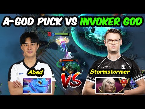Abed vs Entity Stormstormer Invoker - A-GOD Pro Dodge EPIC MIDLANE BATTLE Dota 2 7.32E New Patch