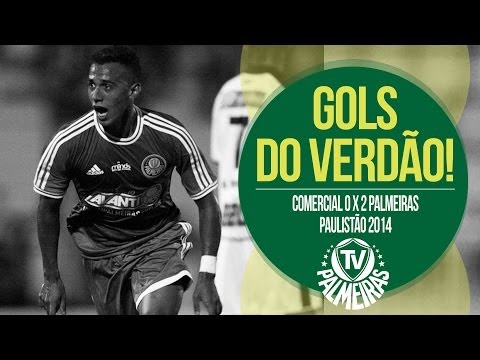 Confira os gols de Comercial 0 x 2 Palmeiras - Campeonato Paulista 2014