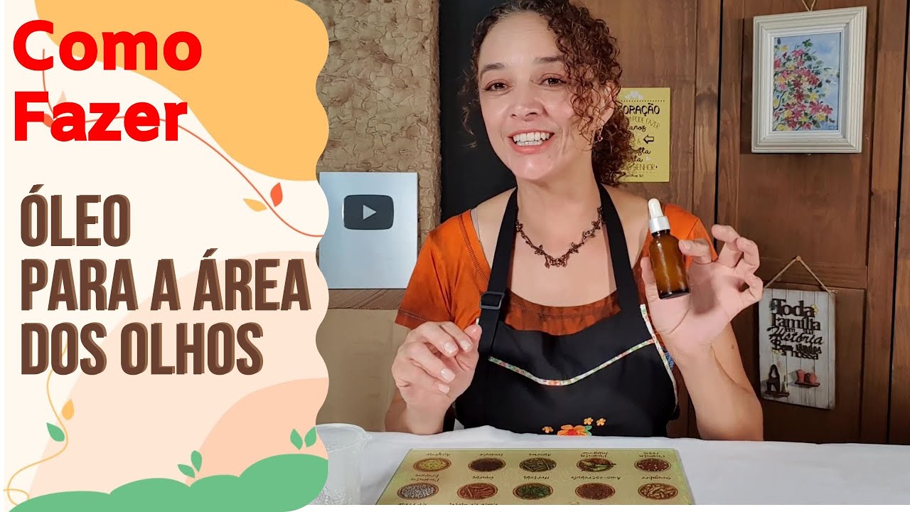Como Fazer Óleo Fortalecedor para a Área dos Olhos