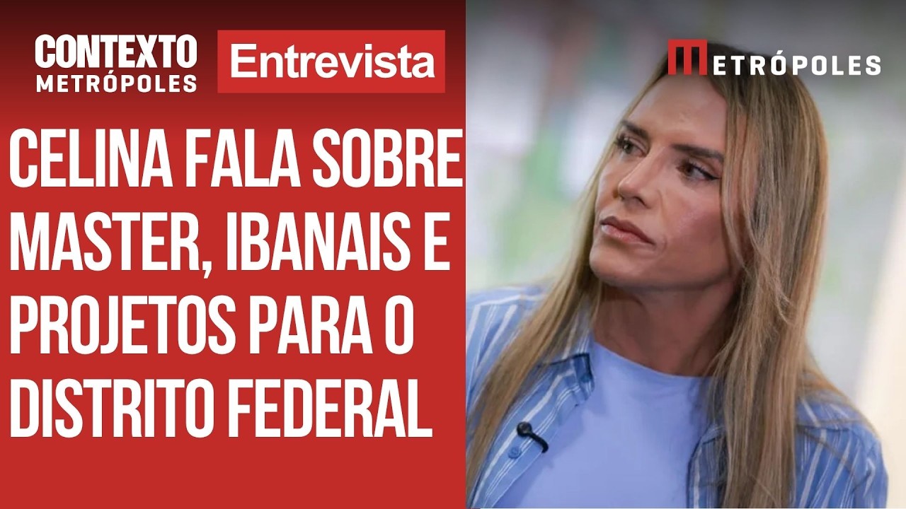 Íntegra: Celina Leão, governadora do DF, fala sobre BRB, caso Master e relação com Ibaneis