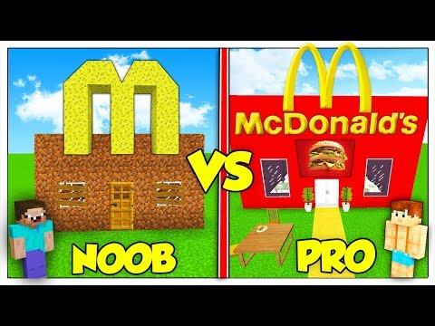 MCDONALD’S NOOB CONTRO MCDONALD’S PRO! - Minecraft ITA