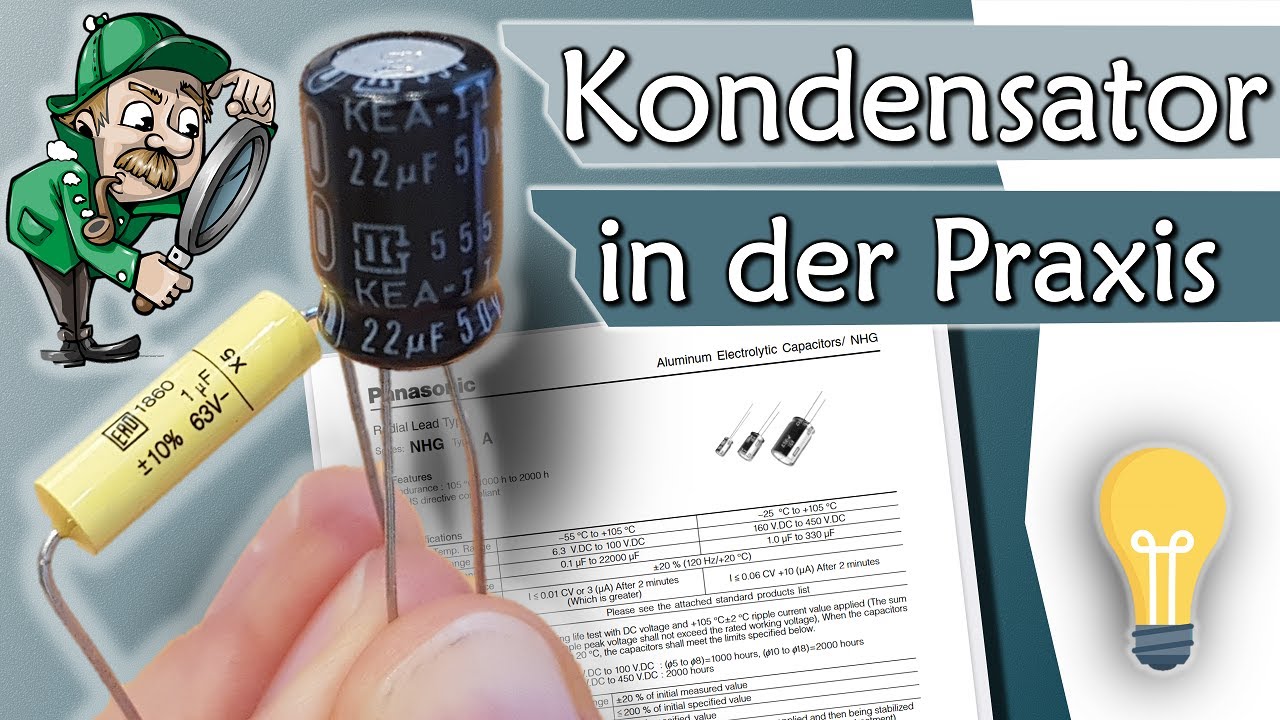 Kondensator-Datenblatt lesen? Wichtige Praxis-Kenngrößen einfach erklärt | Elektronik #6
