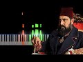 Payitaht Abdülhamid - Jenerik Müziği - Slow Easy Piano Tutorial