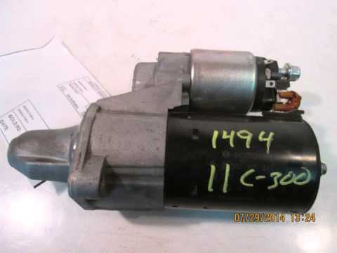 2011 Mercedes C300 Starter motor 204TYPE - mbiparts.com Used OEM Mercedes Parts - Dismantlers... OEM
