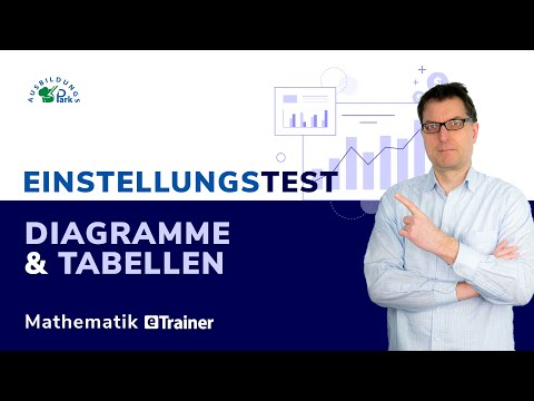 Aptitude test: Evaluating tables and diagrams – 3 tasks explained step by step! #math