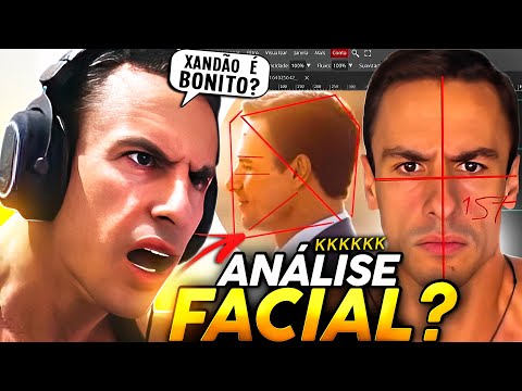 SUPER XANDÃO REAGINDO A SUA ANÁLISE FACIAL! O QUÃO ATRAENTE É SUPER XANDÃO?