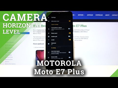 How to Disable Camera Leveler in Motorola Moto E7 Plus – Manage Camera Settings