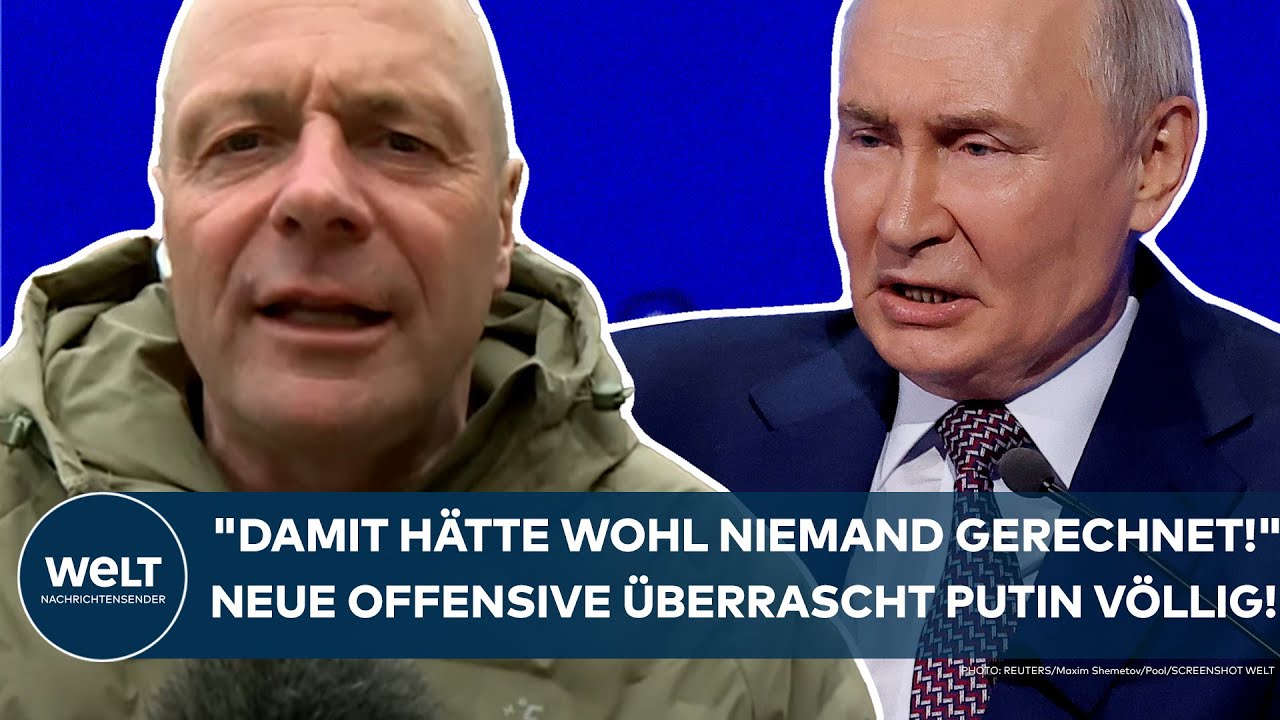 UKRAINE-KRIEG: "Damit hätte wohl niemand gerechnet!" Neue Offensive überrascht Putin völlig!