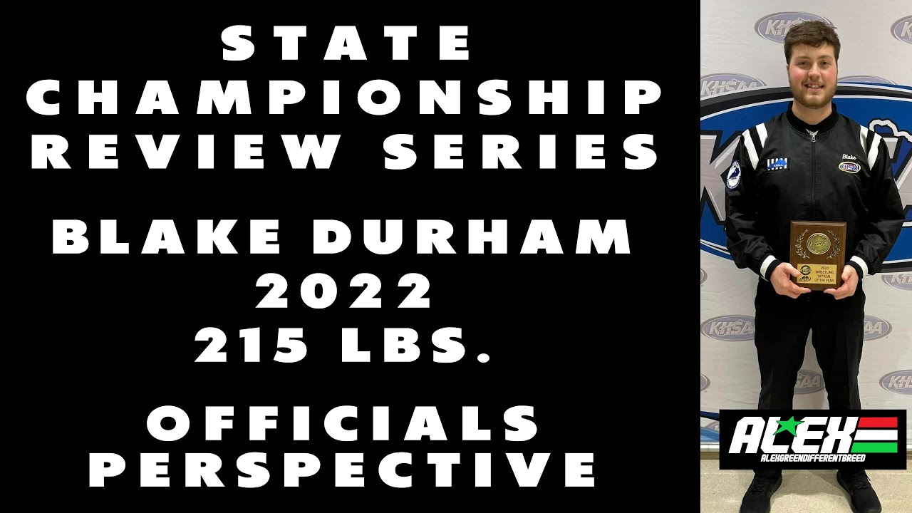 State Wrestling Championship match review w/ Blake Durham (Officials Perspective)