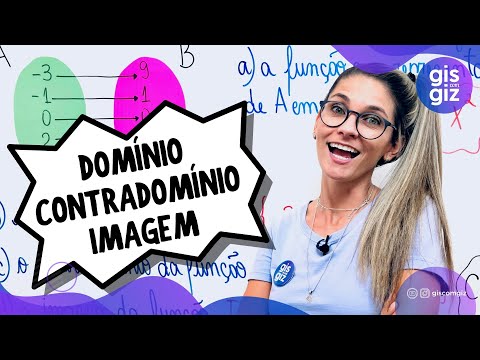DOMÍNIO, CONTRADOMÍNIO e IMAGEM DA FUNÇÃO \Prof. Gis/ - AULA 8