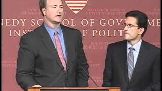 Institute of Politics: A public address by the Honorable Eric Cantor