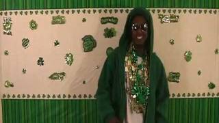 the black leprechaun SHAMROCK SHAWTY performs"RIVERBOUNCE"
