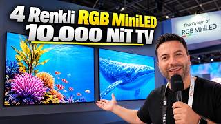Dünyada ilk 4 renkli RGB MiniLED TV'yi gördük! HİSENSE IFA 2026 vLog