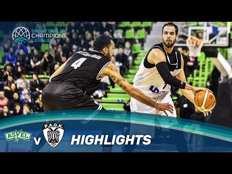 ASVEL Lyon-Villeurbanne v PAOK - Highlights - Basketball Champions League