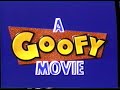 Disney S A Goofy Movie Trailer VHS Ad 1995