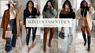 TOP 10 WINTER WARDROBE ESSENTIALS | 2022 WINTER STYLE