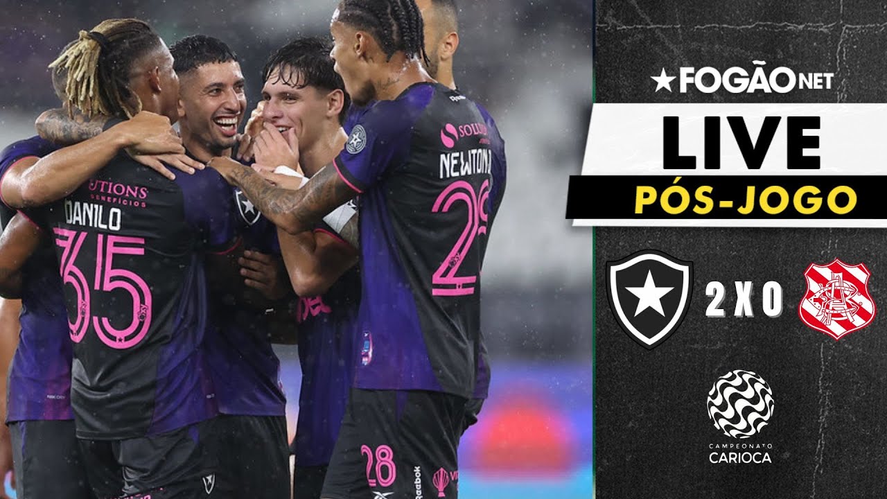 LIVE | Pós-jogo e repercussão da vitória do Botafogo sobre o Bangu pelo Campeonato Carioca