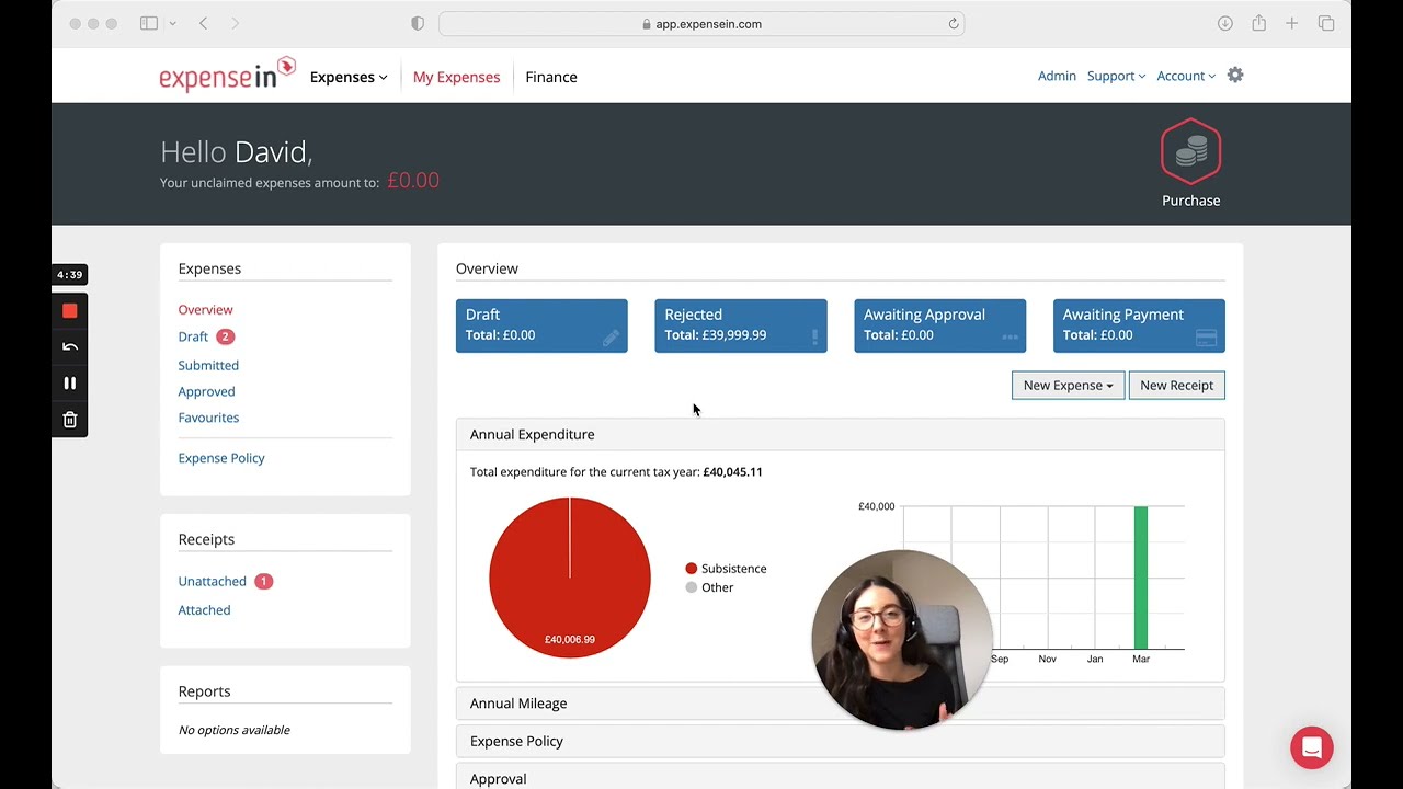 Expense policy overview