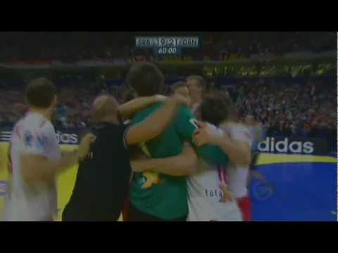Euro Handball Final 2012 - Serbia vs. Denmark 19-21 - Last minute