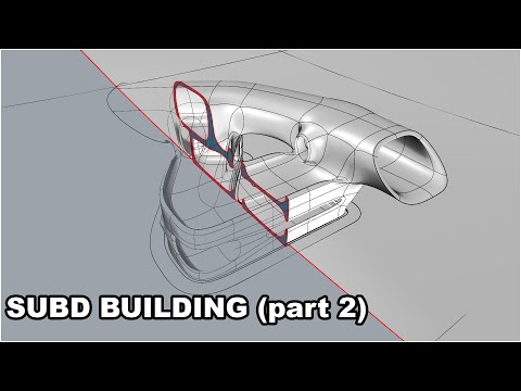 Architecture Building Modeling with Rhino 7 SubD Tools [2/8]