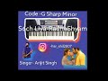 Song Soch Liya RadheShyam On Keyboard By Harshil Balodia