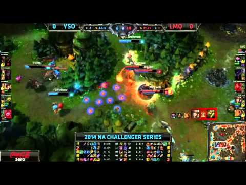 NA Challenger 2014 Spring Ro8: LMQ vs YSO G1 Highlights
