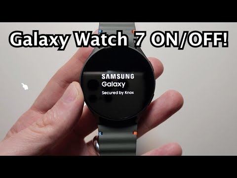 How to Turn On / Off Samsung Galaxy Watch 7!