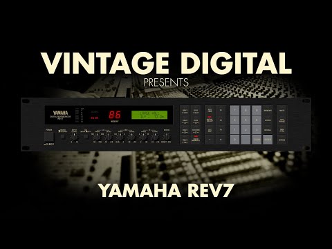 Yamaha REV 7 Digital Reverberator 1980s - Black image 5