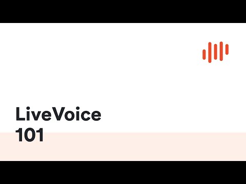 This is how LiveVoice works