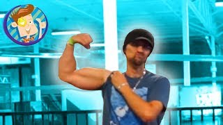 ROLLER COASTER! BALL PIT TRAMPOLINE JUMPS & FALLS FV Family Activities