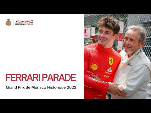 Ferrari Parade - Grand Prix de Monaco Historique 2022
