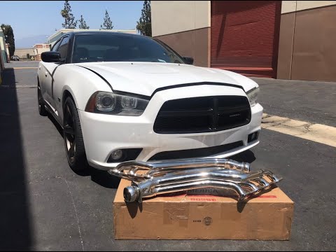 2014 Charger Long Tube BBK Headers Install and Open Header Start!