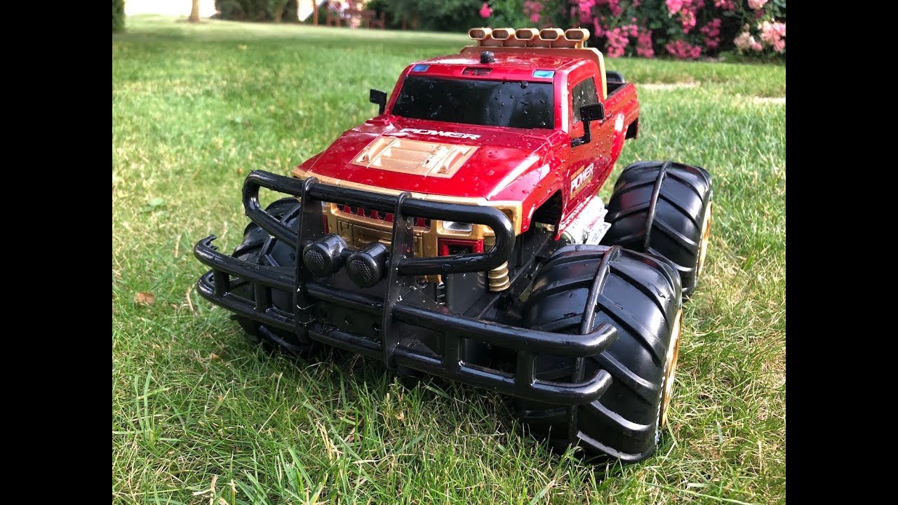 RC obojživelník HUMMER AMFIBIA, modrá