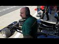 Classic F1 Lotus JPS Cars Leaving Garages At Brands Hatch Masters 2018