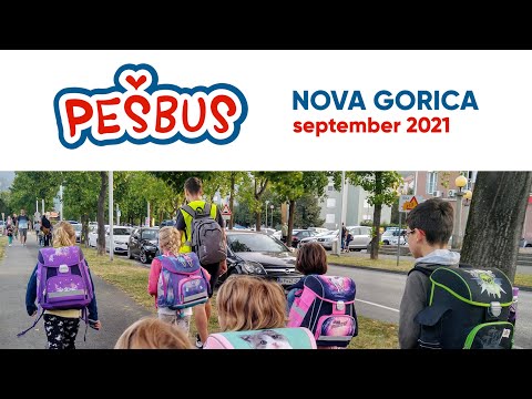 PEŠBUS NOVA GORICA 2021 - TEDEN MOBILNOSTI // e-hiša, hiša poskusov