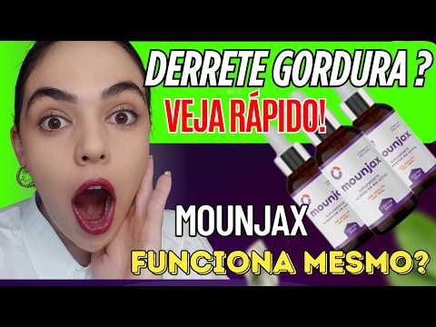 MOUNJAX GOTAS - MOUNJAX ANTES E DEPOIS - Emagrece Mesmo? ???? Vale a Pena?