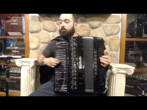 FIT4145TCBK0 - All Black Fisitalia 4145-TC Piano Accordion LMMH 41 120 Concert Tuning $6999