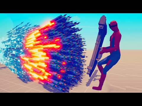 SPIDERMAN + MIRROR SHIELD vs EVERY GOD - Totally Accurate Battle Simulator TABS