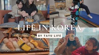 VLOG｜ゆな、ロボットリハビリを初体験！｜その他はずっと食べてる韓国での日常